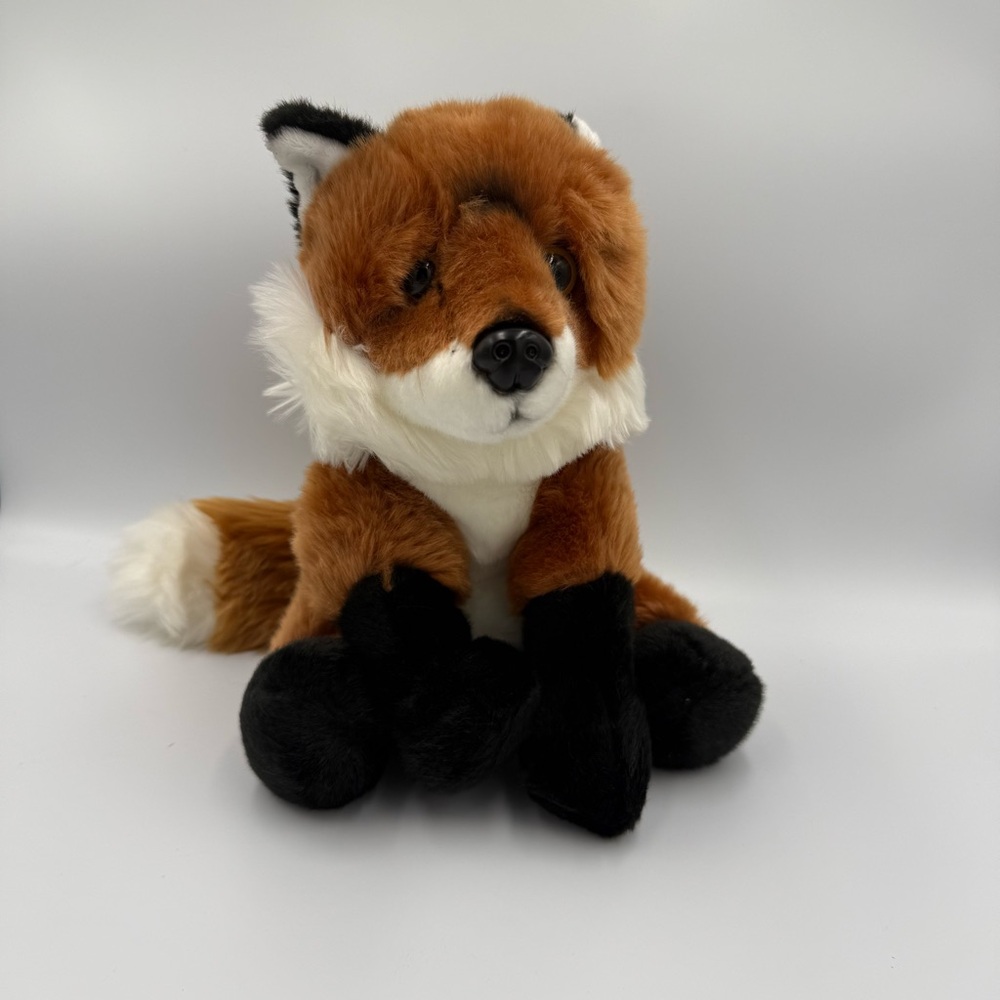Adventure Plant Plush Red‎ Fox Brown Black White Plush Stuffed Animal